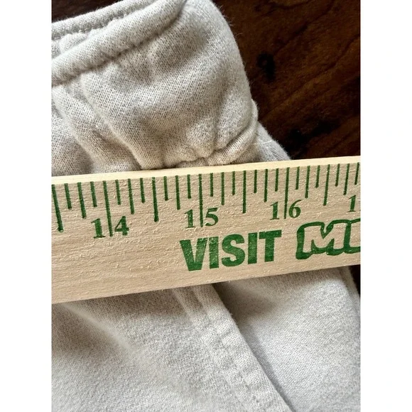 Abercrombie & Fitch Essential Sunday Sweatpants Women's L Ecru Stone Soft AF HR - Picture 3 of 8